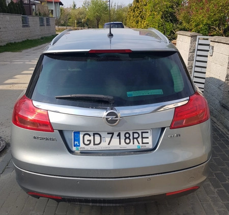 Opel Insignia cena 28400 przebieg: 275000, rok produkcji 2013 z Gdańsk małe 121